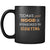 Scouting Todays Good Mood Is Sponsored By Scouting 11oz Black Mug