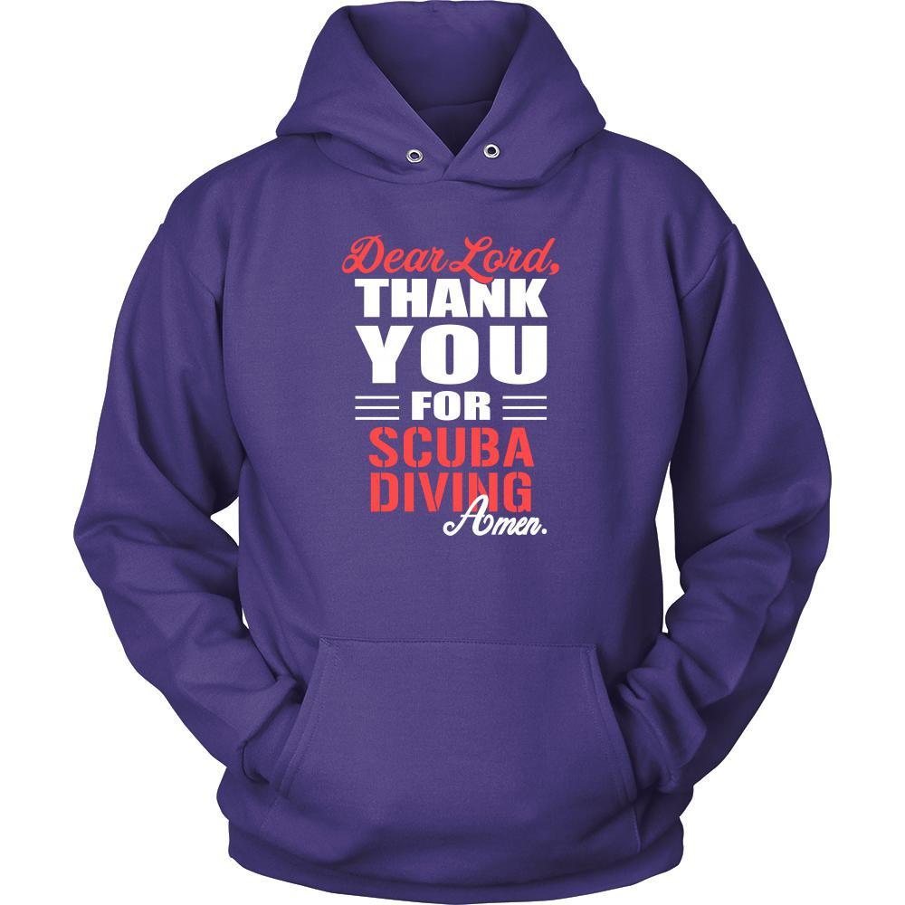 Scuba Diving Shirt - Dear Lord, thank you for Scuba Diving Amen- Hobby-T-shirt-Teelime | shirts-hoodies-mugs
