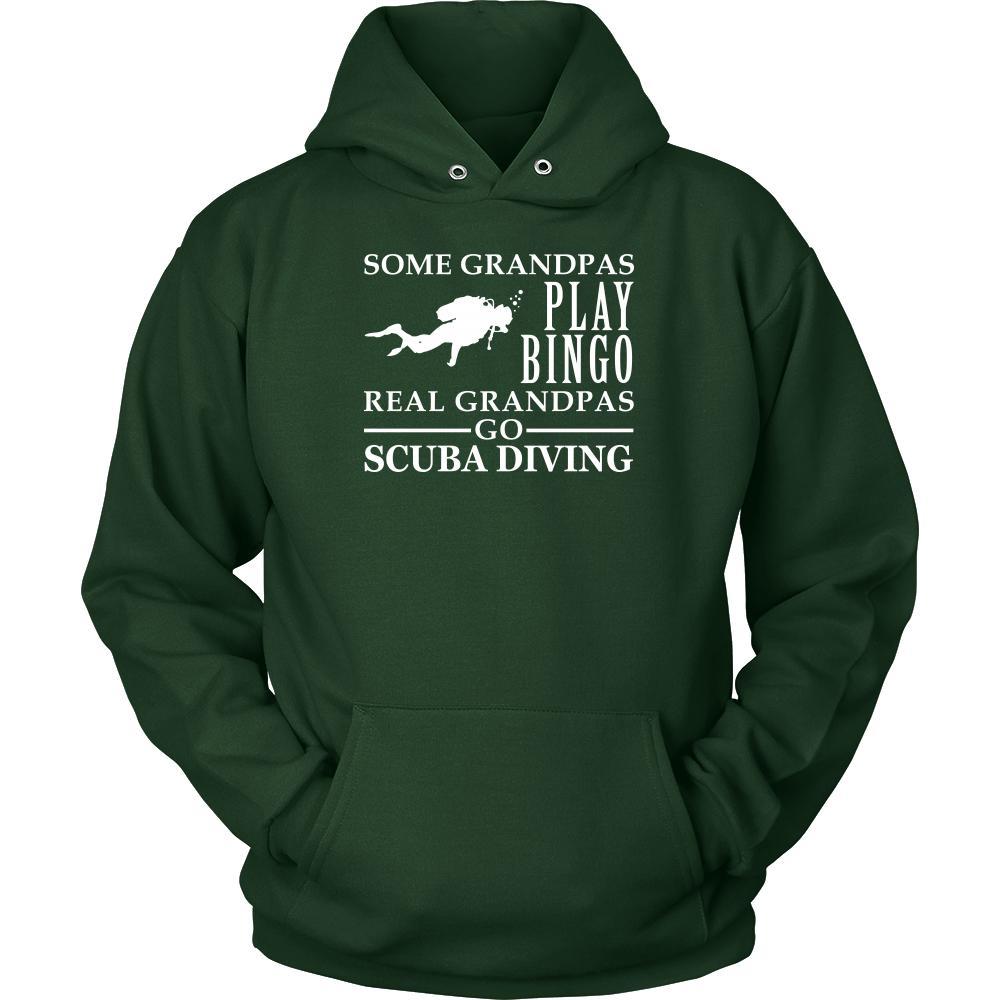 Scuba Diving Shirt Some Grandpas play bingo, real Grandpas go Scuba Diving Family Hobby-T-shirt-Teelime | shirts-hoodies-mugs