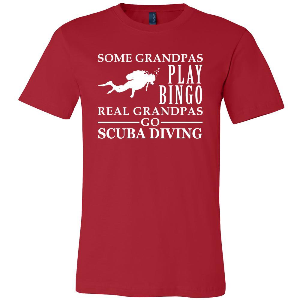 Scuba Diving Shirt Some Grandpas play bingo, real Grandpas go Scuba Diving Family Hobby-T-shirt-Teelime | shirts-hoodies-mugs