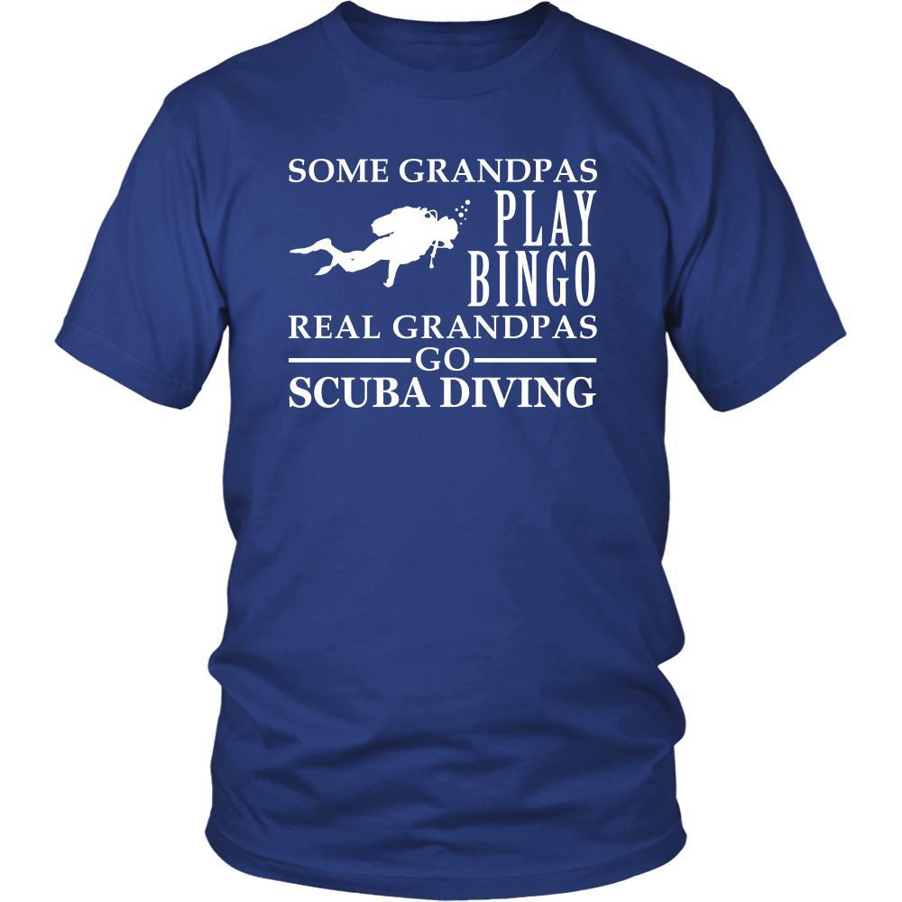 Scuba Diving Shirt Some Grandpas play bingo, real Grandpas go Scuba Diving Family Hobby-T-shirt-Teelime | shirts-hoodies-mugs