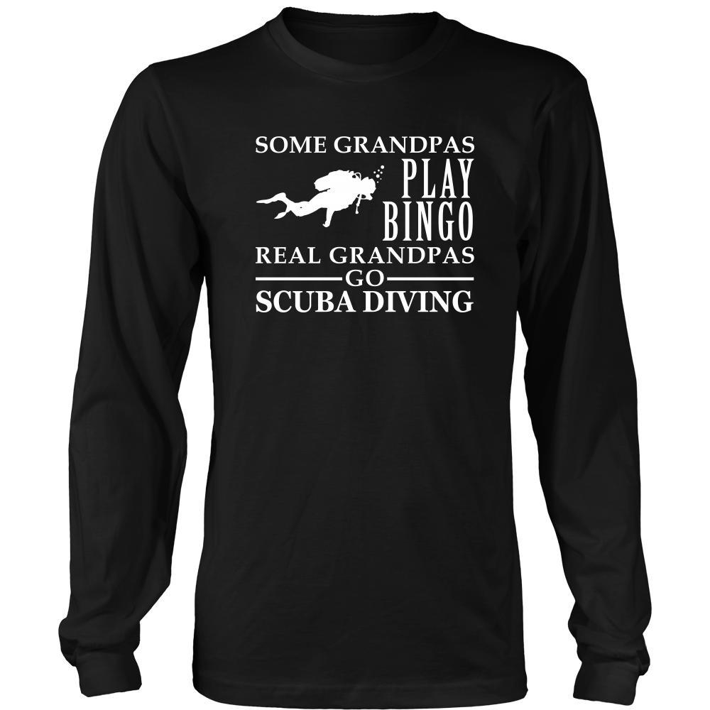 Scuba Diving Shirt Some Grandpas play bingo, real Grandpas go Scuba Diving Family Hobby-T-shirt-Teelime | shirts-hoodies-mugs