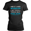 Scuba Diving Shirt - Sorry If I Looked Interested, I think about Scuba Diving - Hobby Gift-T-shirt-Teelime | shirts-hoodies-mugs