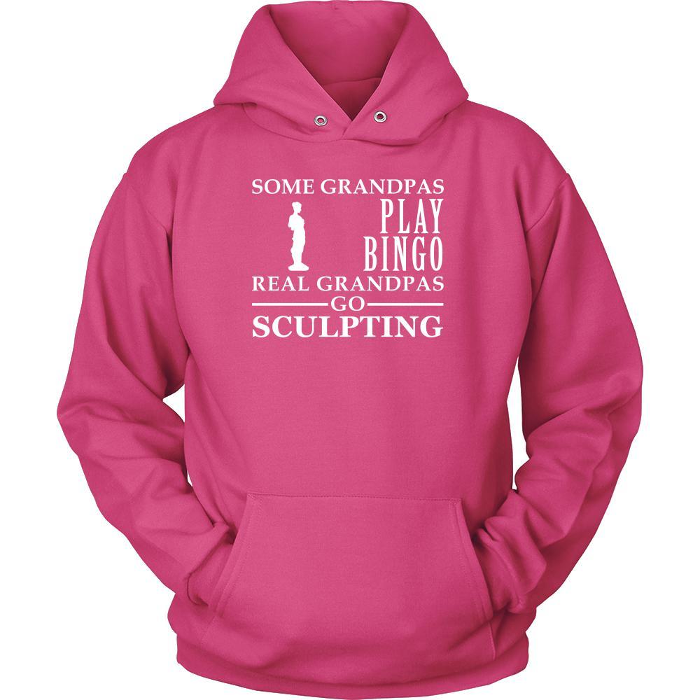 Sculpting Shirt Some Grandpas play bingo, real Grandpas go Sculpting Family Hobby-T-shirt-Teelime | shirts-hoodies-mugs