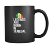 Senegal Legends are born in Senegal 11oz Black Mug-Drinkware-Teelime | shirts-hoodies-mugs