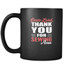 Sewing Dear Lord, thank you for Sewing Amen. 11oz Black Mug-Drinkware-Teelime | shirts-hoodies-mugs