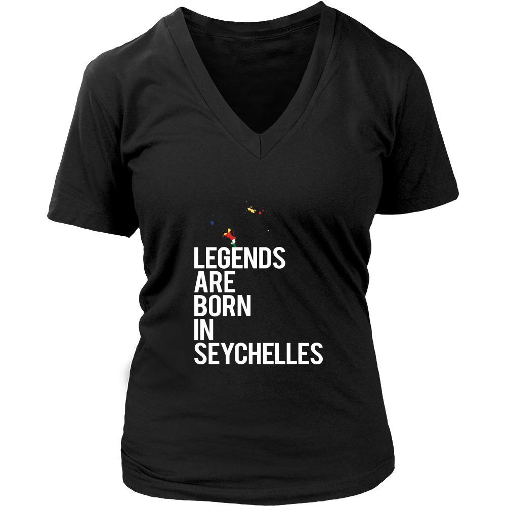 Seychelles Shirt - Legends are born in Seychelles - National Heritage Gift-T-shirt-Teelime | shirts-hoodies-mugs