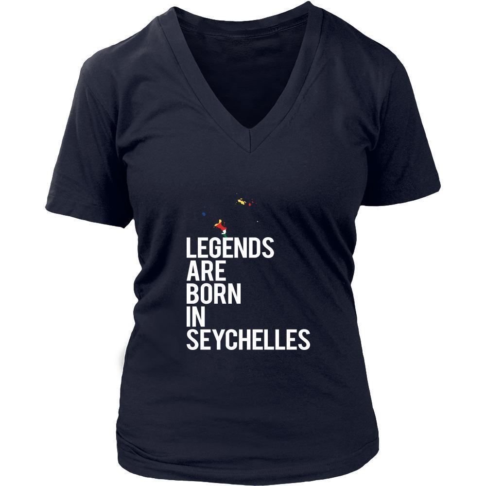 Seychelles Shirt - Legends are born in Seychelles - National Heritage Gift-T-shirt-Teelime | shirts-hoodies-mugs