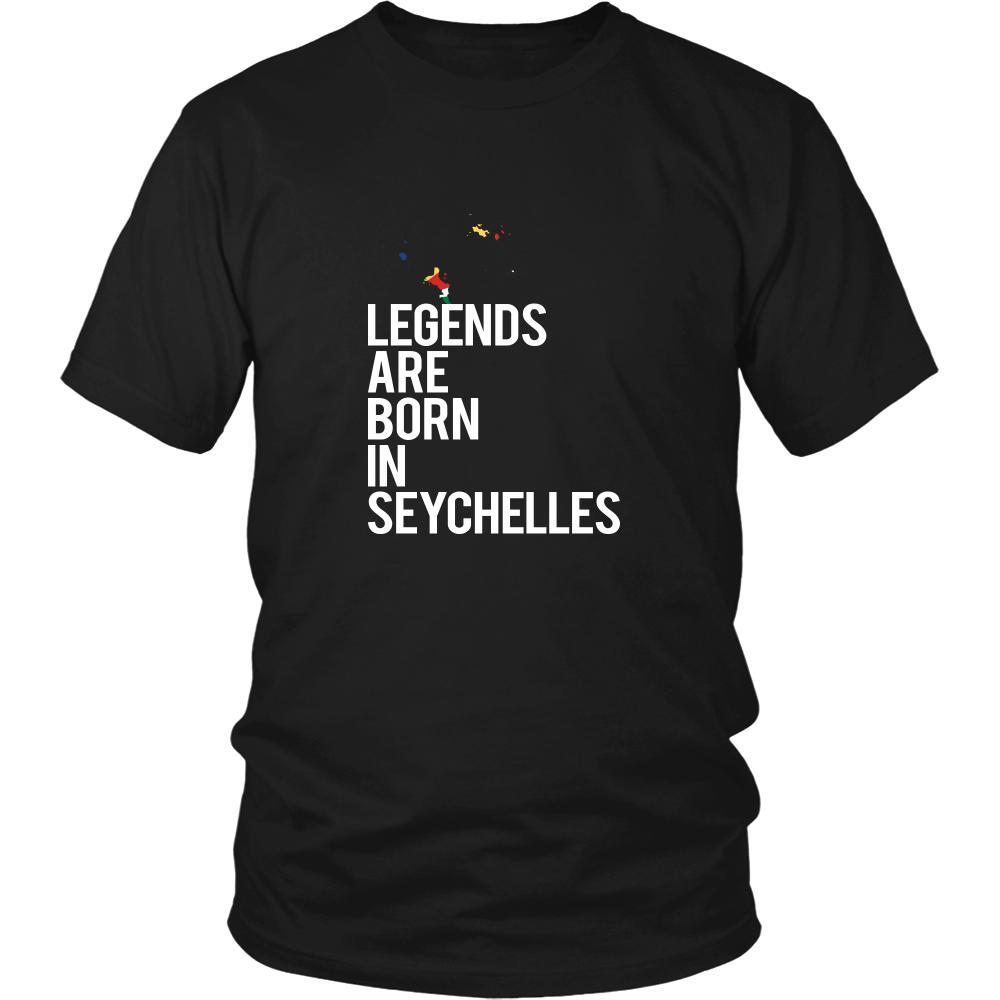 Seychelles Shirt - Legends are born in Seychelles - National Heritage Gift-T-shirt-Teelime | shirts-hoodies-mugs