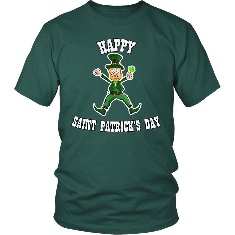 Shamrock Day - " Happy Saint Patrick's Day " - custom made funny t-shirts, original gifts.-T-shirt-Teelime | shirts-hoodies-mugs