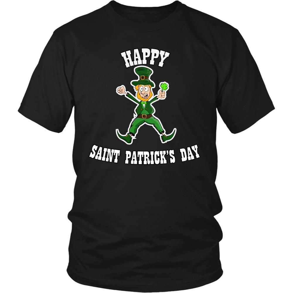 Shamrock Day - " Happy Saint Patrick's Day " - custom made funny t-shirts, original gifts.-T-shirt-Teelime | shirts-hoodies-mugs