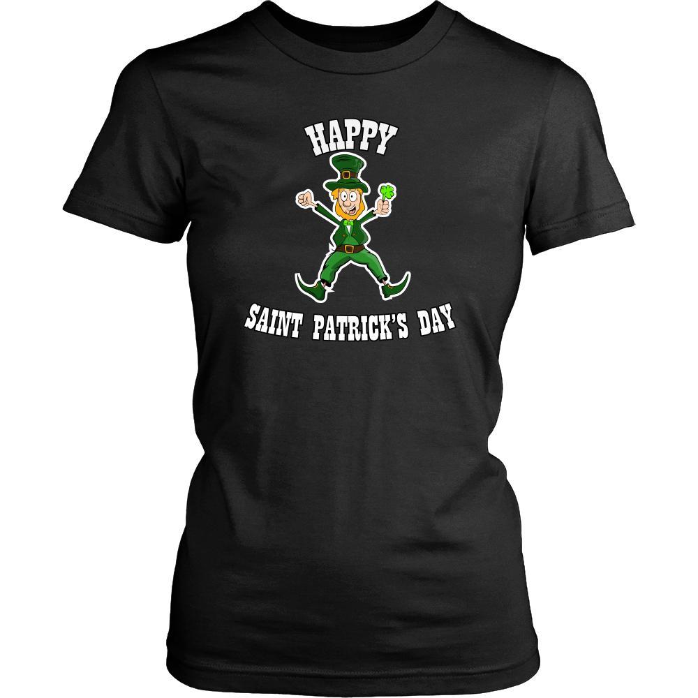 Shamrock Day - " Happy Saint Patrick's Day " - custom made funny t-shirts, original gifts.-T-shirt-Teelime | shirts-hoodies-mugs