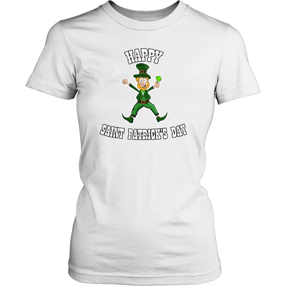 Shamrock Day - " Happy Saint Patrick's Day " - custom made funny t-shirts, original gifts.-T-shirt-Teelime | shirts-hoodies-mugs