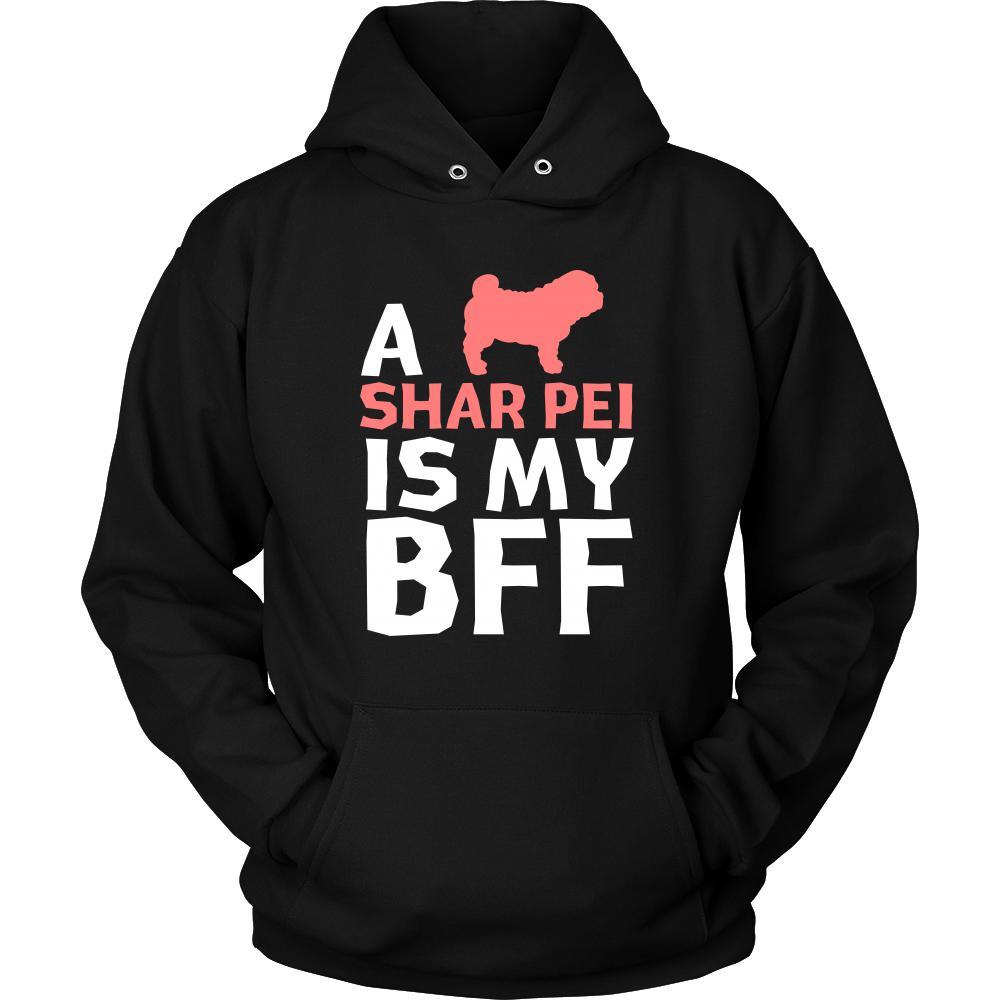 Shar-pei Shirt - a Shar-pei is my bff- Dog Lover Gift-T-shirt-Teelime | shirts-hoodies-mugs