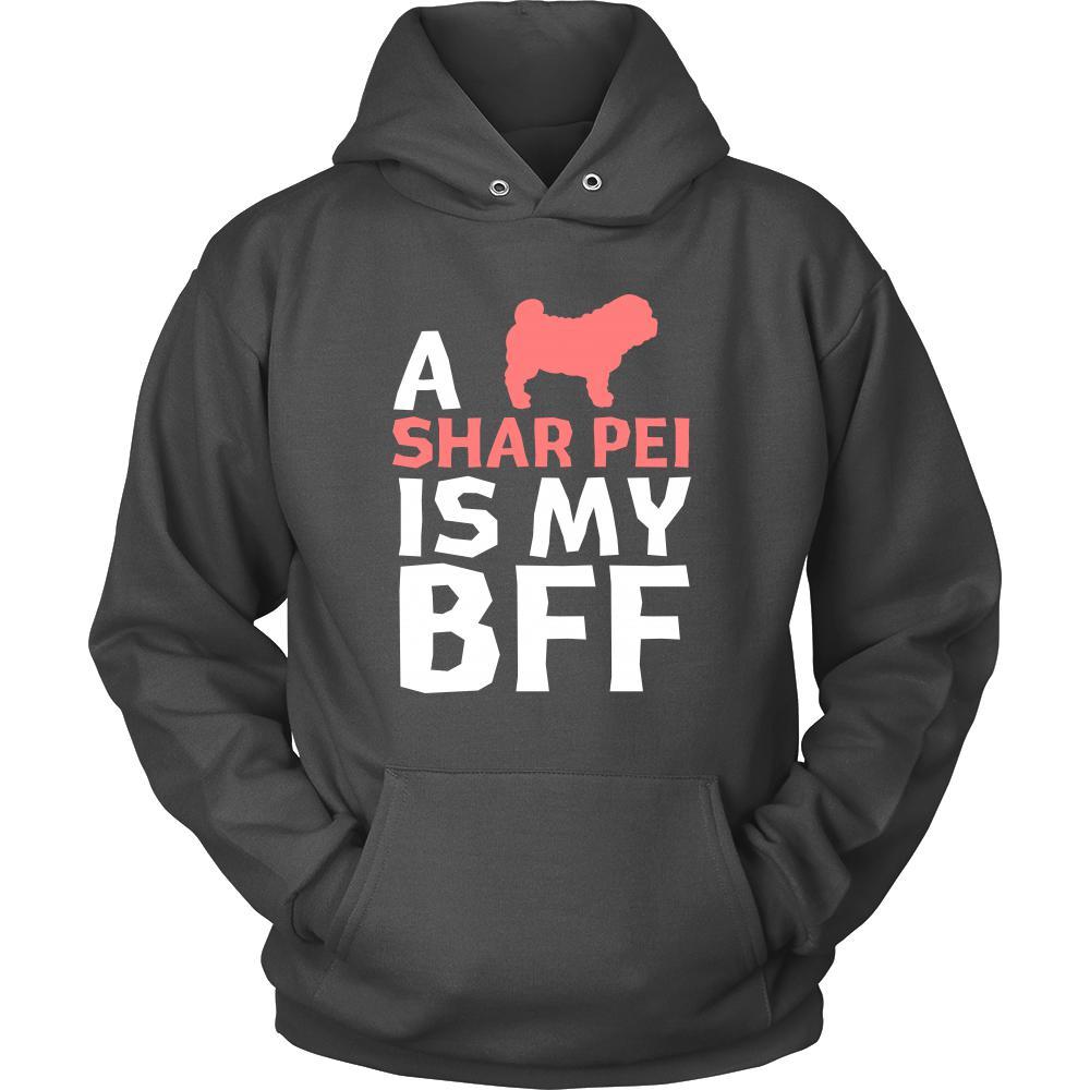 Shar-pei Shirt - a Shar-pei is my bff- Dog Lover Gift-T-shirt-Teelime | shirts-hoodies-mugs