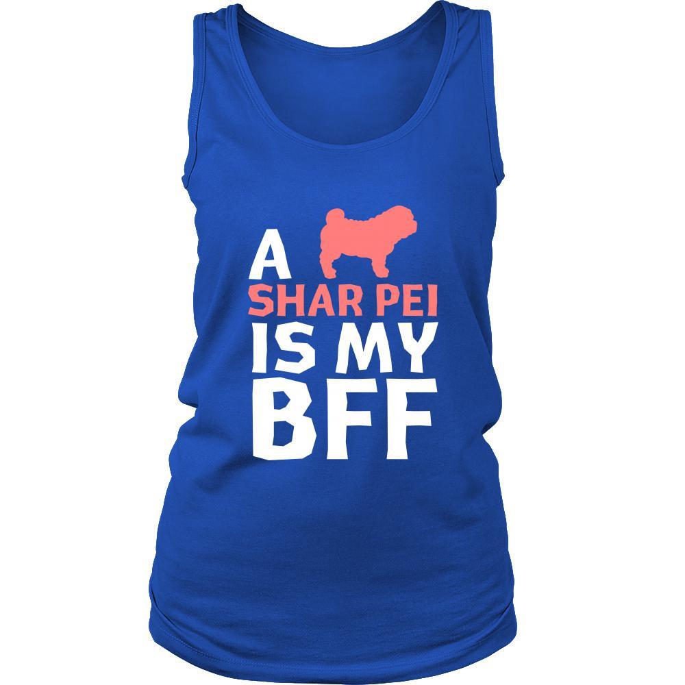 Shar-pei Shirt - a Shar-pei is my bff- Dog Lover Gift-T-shirt-Teelime | shirts-hoodies-mugs