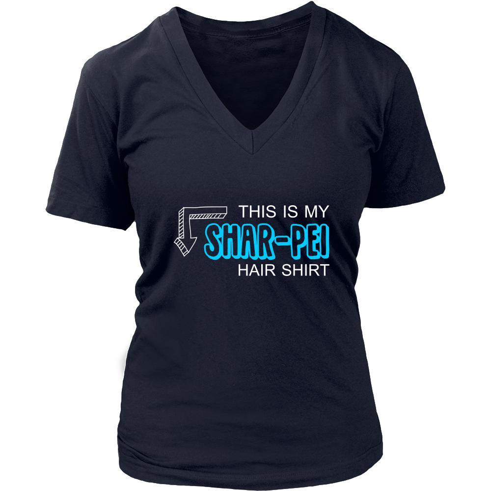 Shar-pei Shirt - This is my Shar-pei hair shirt - Dog Lover Gift-T-shirt-Teelime | shirts-hoodies-mugs