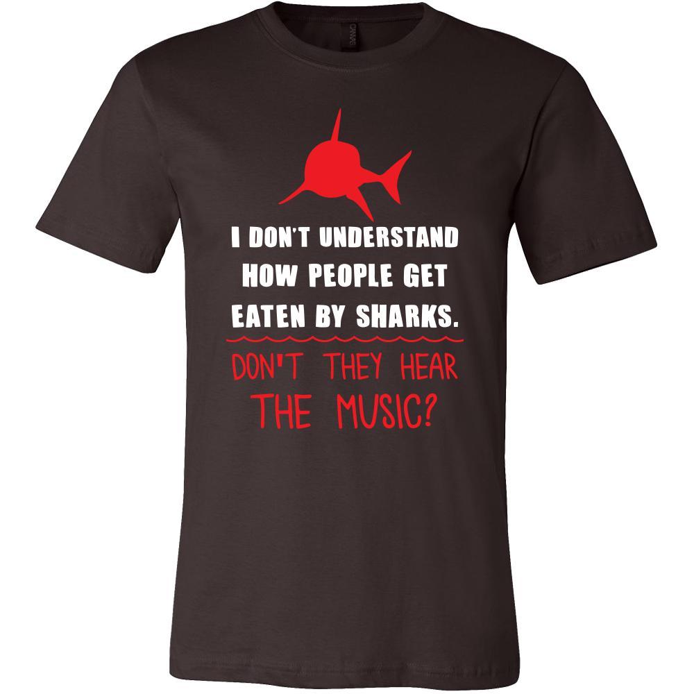 Shark Shirt - The Music - Animal Lover Gift-T-shirt-Teelime | shirts-hoodies-mugs