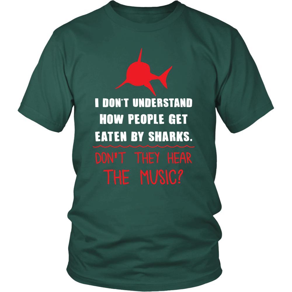 Shark Shirt - The Music - Animal Lover Gift-T-shirt-Teelime | shirts-hoodies-mugs