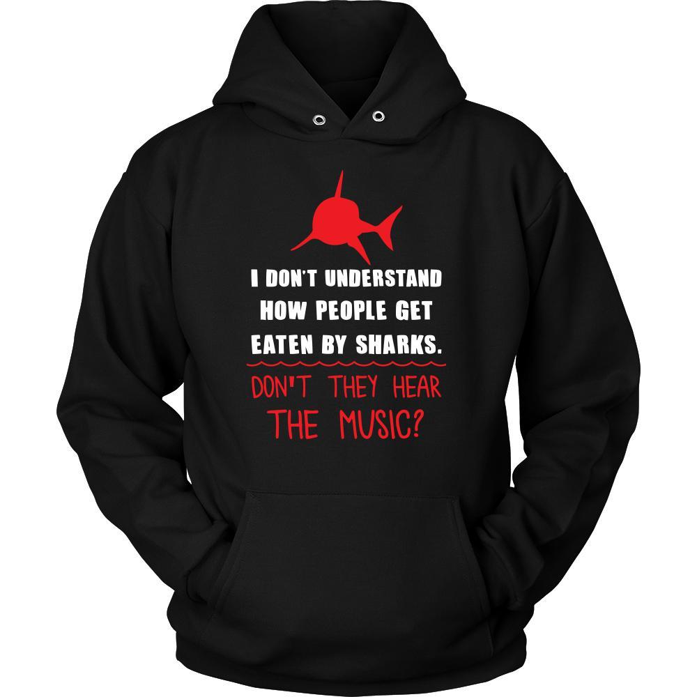 Shark Shirt - The Music - Animal Lover Gift-T-shirt-Teelime | shirts-hoodies-mugs