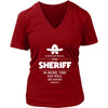 Sheriff Shirt - Everyone relax the Sheriff is here, the day will be save shortly - Profession Gift-T-shirt-Teelime | shirts-hoodies-mugs