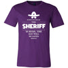 Sheriff Shirt - Everyone relax the Sheriff is here, the day will be save shortly - Profession Gift-T-shirt-Teelime | shirts-hoodies-mugs