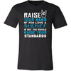 Sheriff Shirt - Raise your hand if you love Sheriff, if not raise your standards - Profession Gift-T-shirt-Teelime | shirts-hoodies-mugs