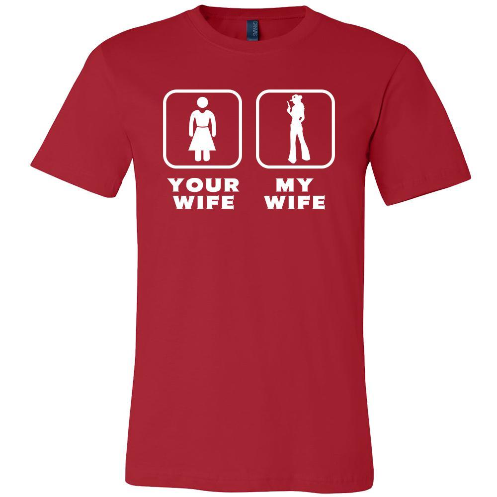 Sheriff - Your wife My wife - Father's Day Profession/Job Shirt-T-shirt-Teelime | shirts-hoodies-mugs