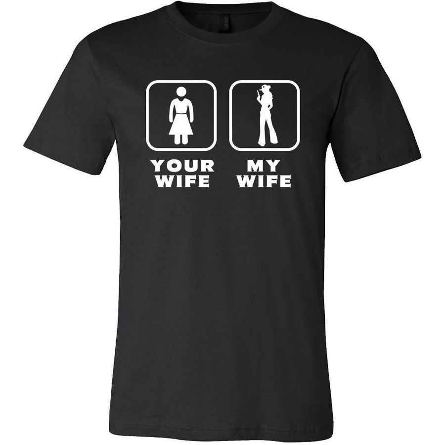 Sheriff - Your wife My wife - Father's Day Profession/Job Shirt-T-shirt-Teelime | shirts-hoodies-mugs