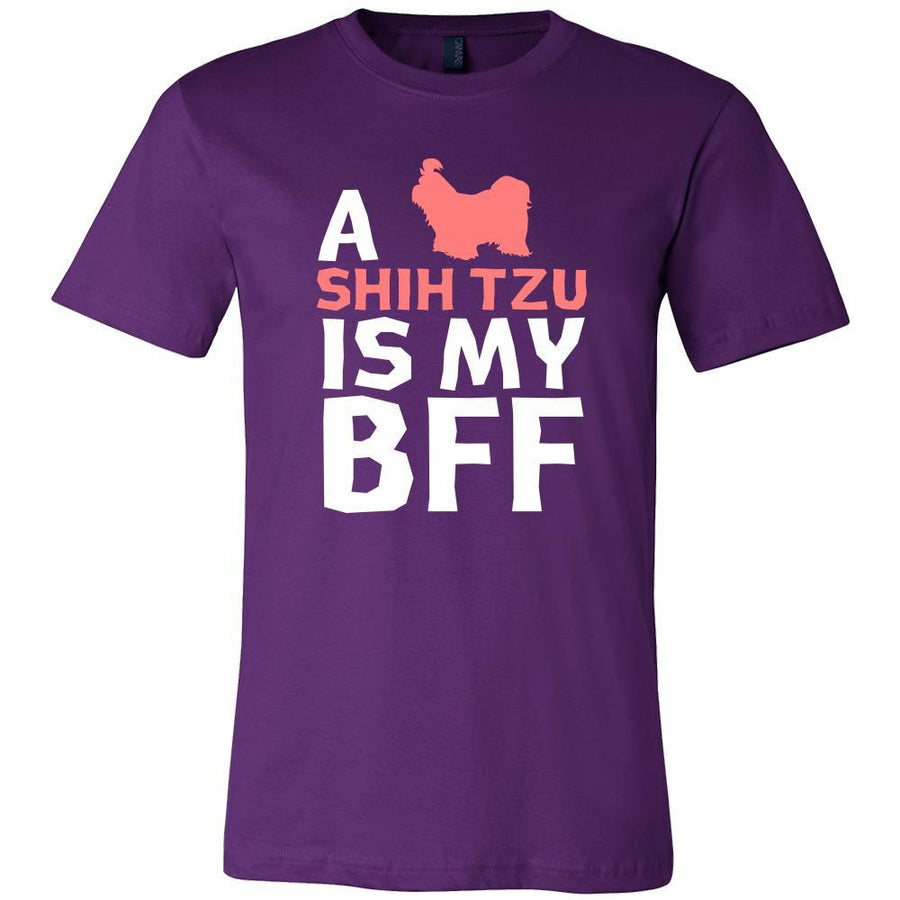 Shih tzu Shirt - a Shih tzu is my bff- Dog Lover Gift