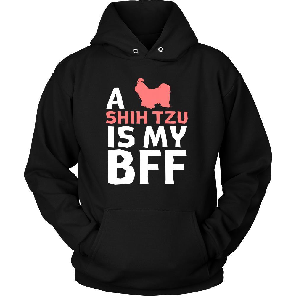 Shih tzu Shirt - a Shih tzu is my bff- Dog Lover Gift-T-shirt-Teelime | shirts-hoodies-mugs