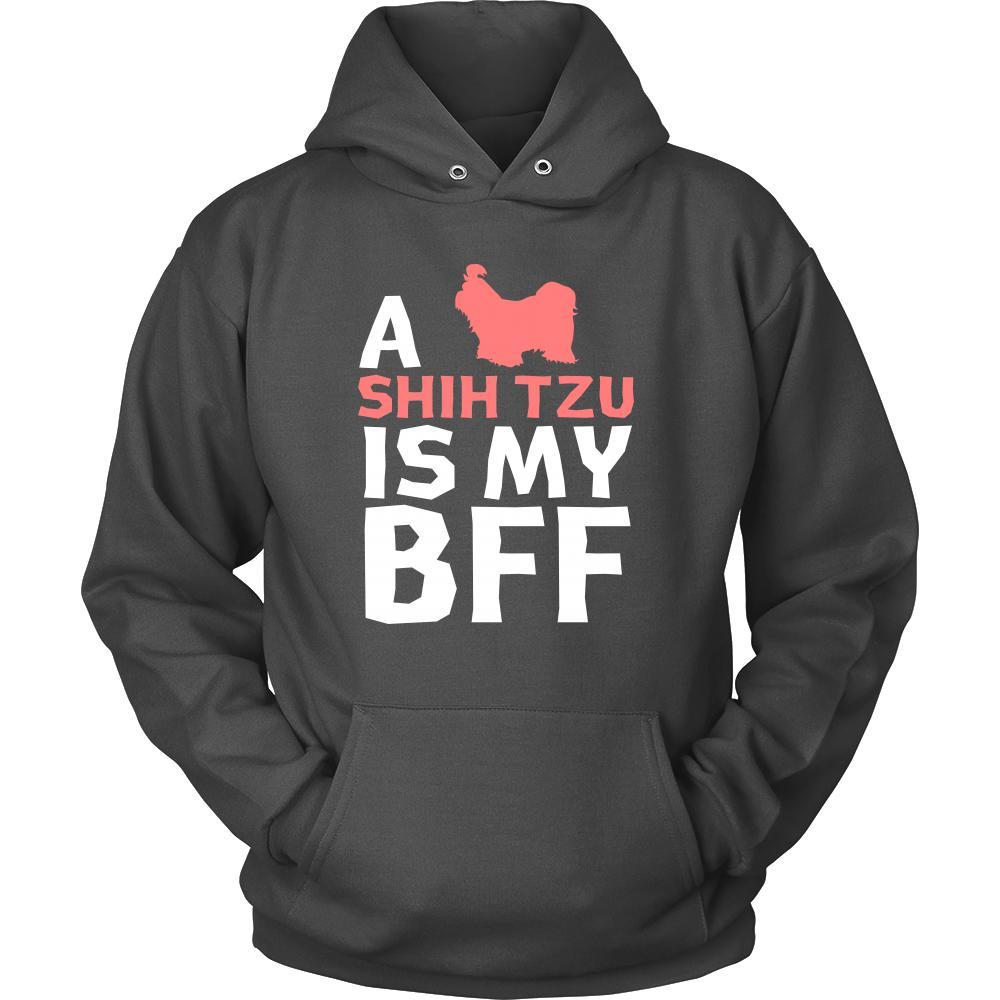 Shih tzu Shirt - a Shih tzu is my bff- Dog Lover Gift-T-shirt-Teelime | shirts-hoodies-mugs