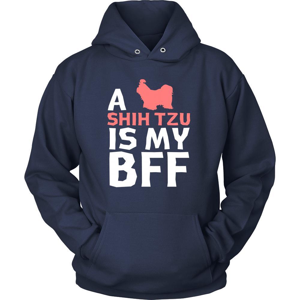Shih tzu Shirt - a Shih tzu is my bff- Dog Lover Gift-T-shirt-Teelime | shirts-hoodies-mugs