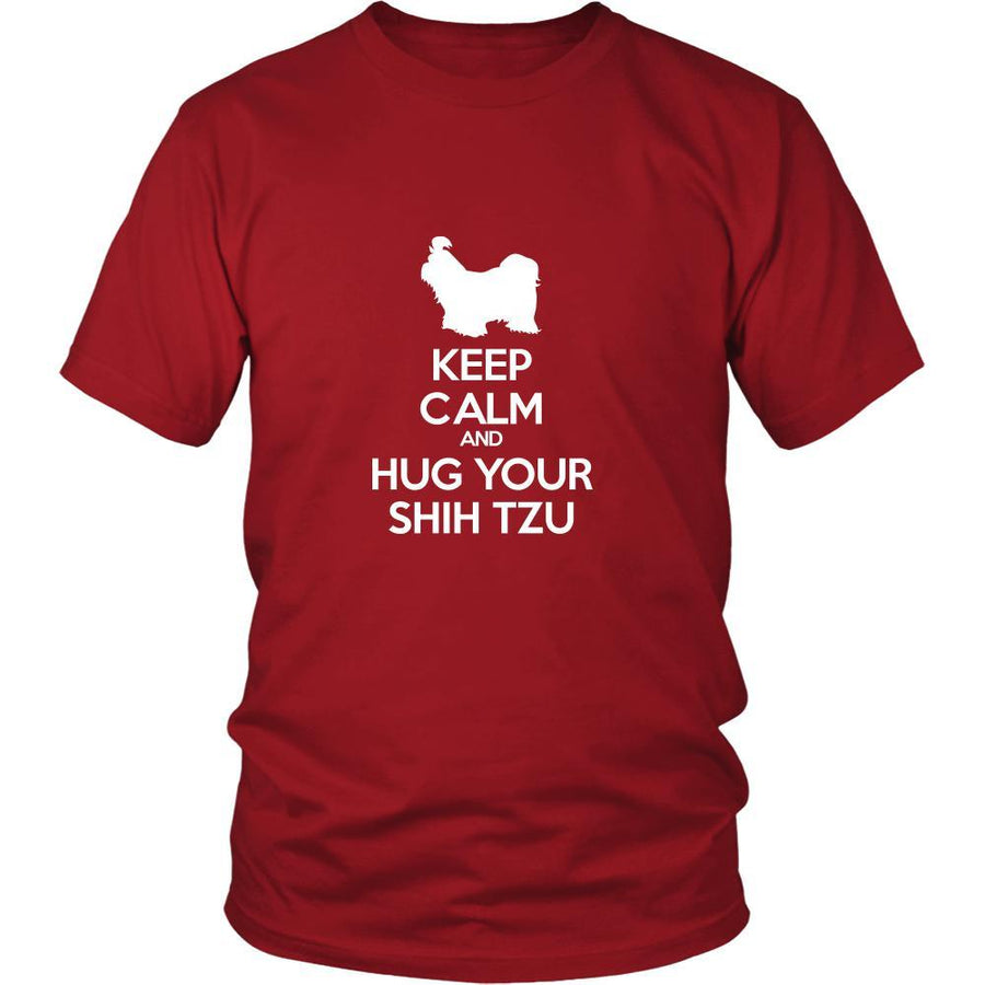 Shih tzu Shirt - Keep Calm and Hug Your Shih tzu- Dog Lover Gift