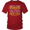 Shih Tzu Shirt - Sorry If I Looked Interested, I think about Shih Tzus - Dog Lover Gift-T-shirt-Teelime | shirts-hoodies-mugs