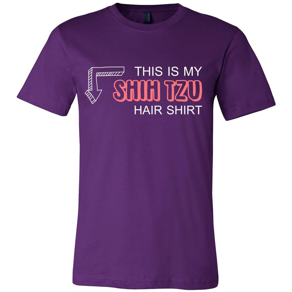 Shih tzu Shirt - This is my Shih tzu hair shirt - Dog Lover Gift-T-shirt-Teelime | shirts-hoodies-mugs