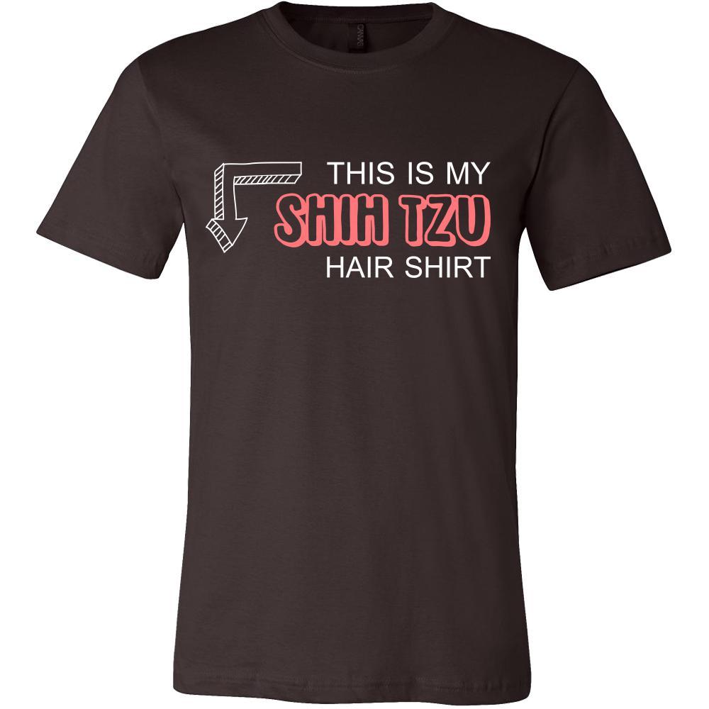 Shih tzu Shirt - This is my Shih tzu hair shirt - Dog Lover Gift-T-shirt-Teelime | shirts-hoodies-mugs