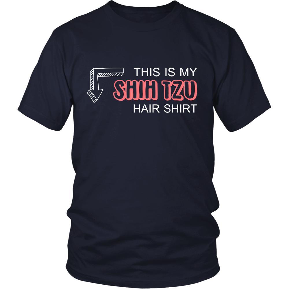 Shih tzu Shirt - This is my Shih tzu hair shirt - Dog Lover Gift-T-shirt-Teelime | shirts-hoodies-mugs
