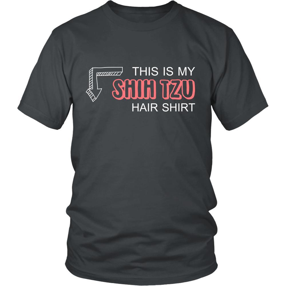 Shih tzu Shirt - This is my Shih tzu hair shirt - Dog Lover Gift-T-shirt-Teelime | shirts-hoodies-mugs