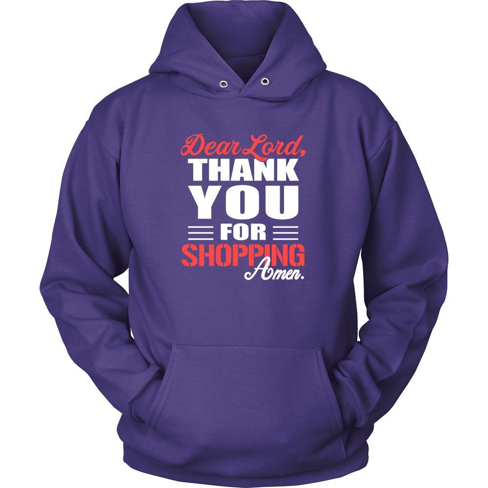 Shopping Shirt - Dear Lord, thank you for Shopping Amen- Hobby-T-shirt-Teelime | shirts-hoodies-mugs
