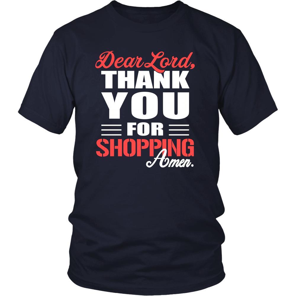 Shopping Shirt - Dear Lord, thank you for Shopping Amen- Hobby
