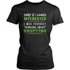 Shopping Shirt - Sorry If I Looked Interested, I think about Shopping - Hobby Gift-T-shirt-Teelime | shirts-hoodies-mugs