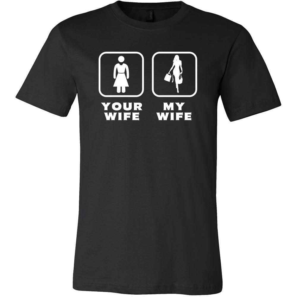 Shopping - Your wife My wife - Father's Day Hobby Shirt-T-shirt-Teelime | shirts-hoodies-mugs
