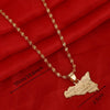 Sicilia Map Pendant Necklace Copper-Teelime | shirts-hoodies-mugs