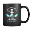 Singer - Everyone relax the Singer is here, the day will be save shortly - 11oz Black Mug-Drinkware-Teelime | shirts-hoodies-mugs