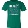 Singer Shirt - Raise your hand if you love Singer, if not raise your standards - Profession Gift-T-shirt-Teelime | shirts-hoodies-mugs