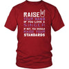 Singer Shirt - Raise your hand if you love Singer, if not raise your standards - Profession Gift-T-shirt-Teelime | shirts-hoodies-mugs