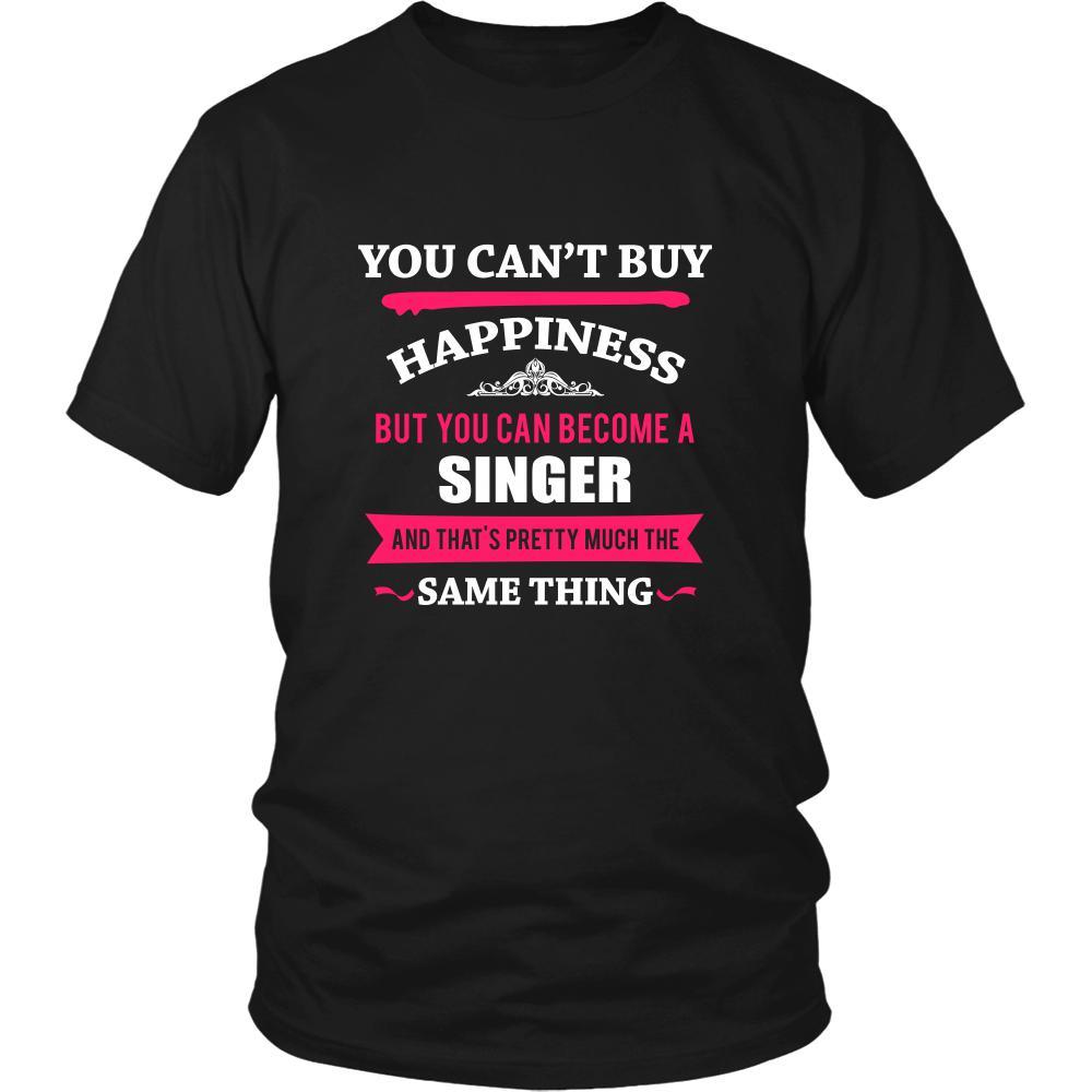 Singer Shirt - You can't buy happiness but you can become a Singer and that's pretty much the same thing Profession-T-shirt-Teelime | shirts-hoodies-mugs