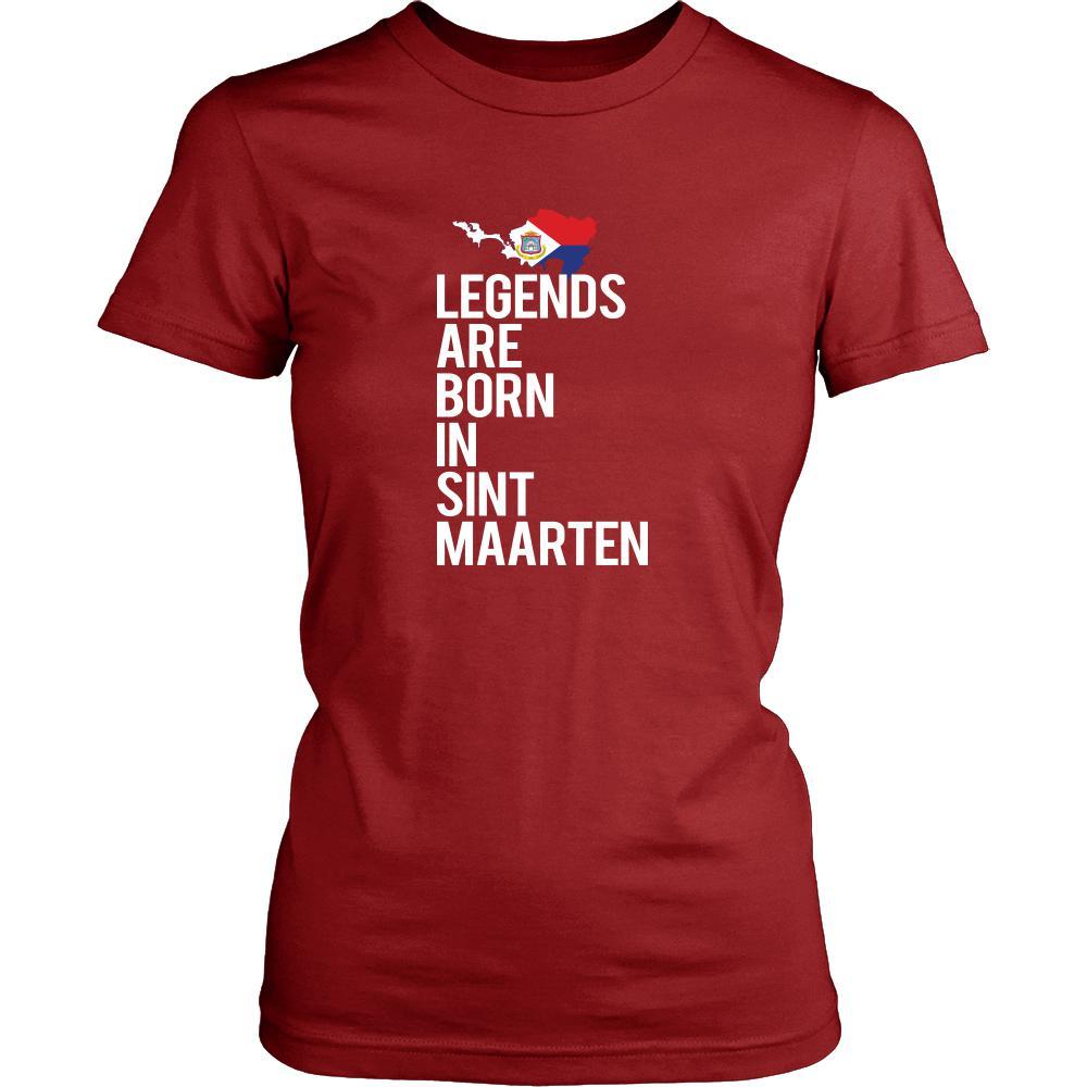 Sint Maarten Shirt - Legends are born in Sint Maarten - National Heritage Gift-T-shirt-Teelime | shirts-hoodies-mugs