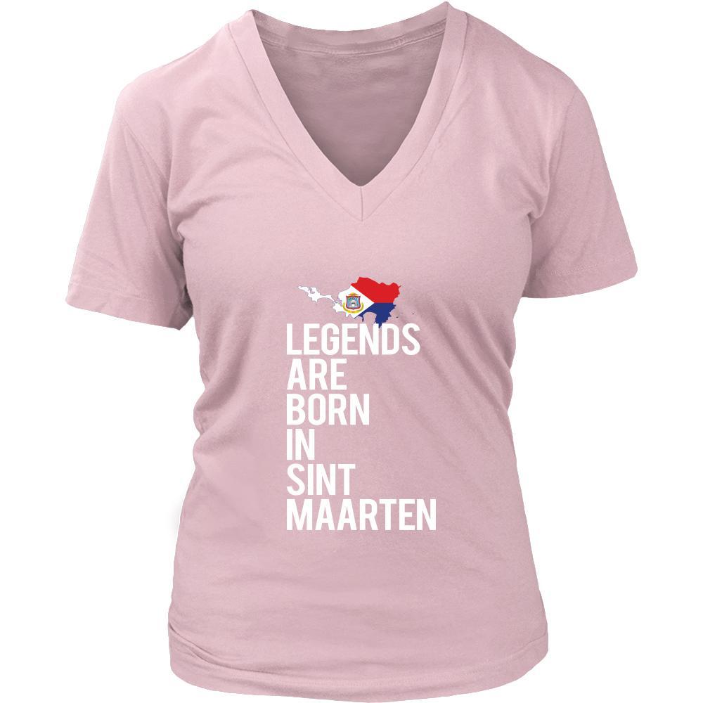 Sint Maarten Shirt - Legends are born in Sint Maarten - National Heritage Gift-T-shirt-Teelime | shirts-hoodies-mugs